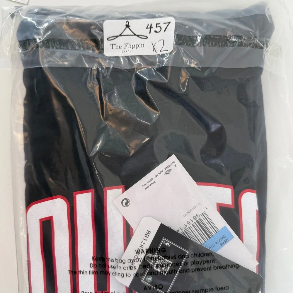 Jordan Houston Rockets Alperen Sengun 4 Jersey T Shirt Mens M‎ Black Nike NBA